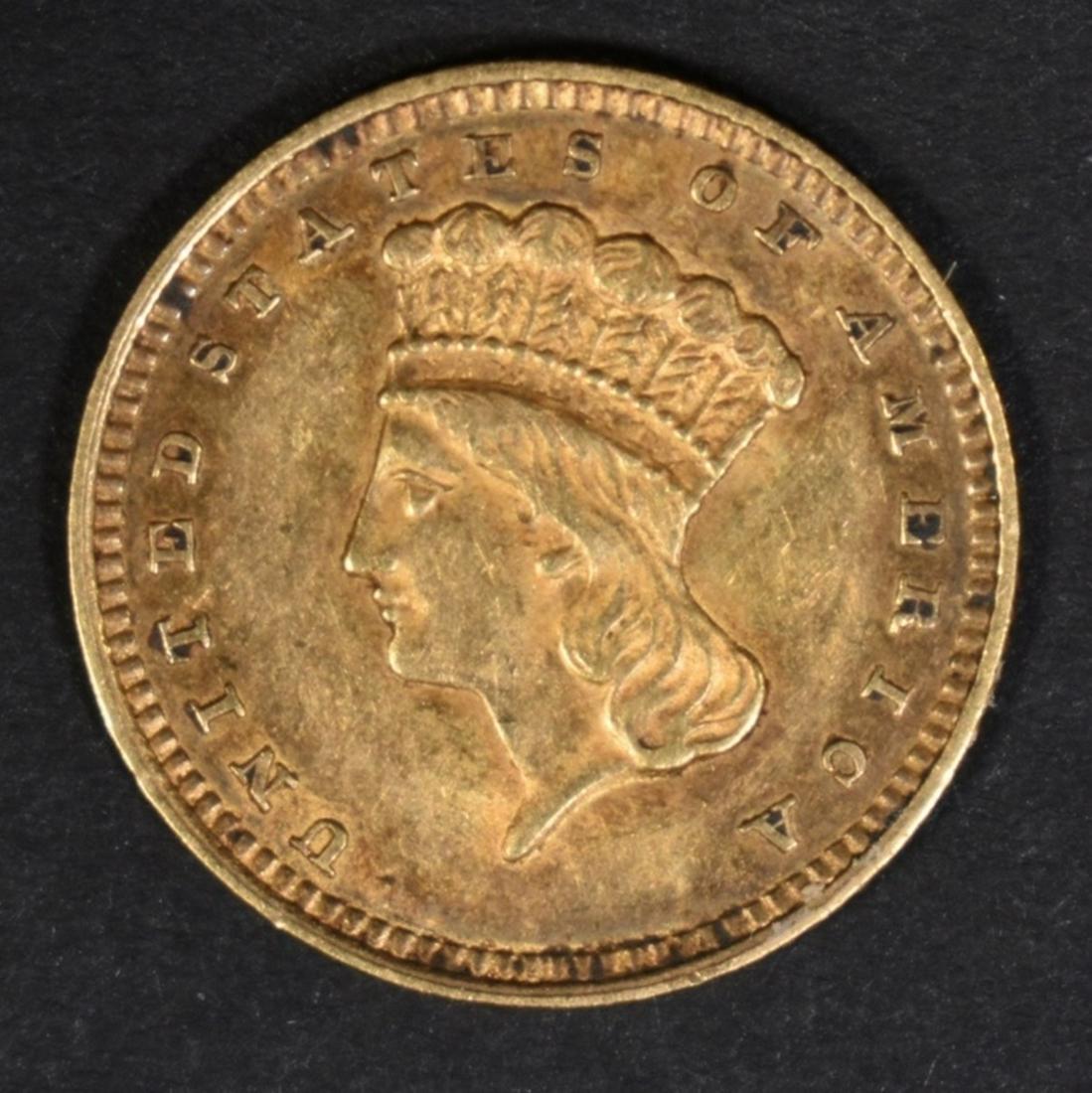 1862 GOLD DOLLAR  LOVELY ORIGINAL UNC (1 of 2)