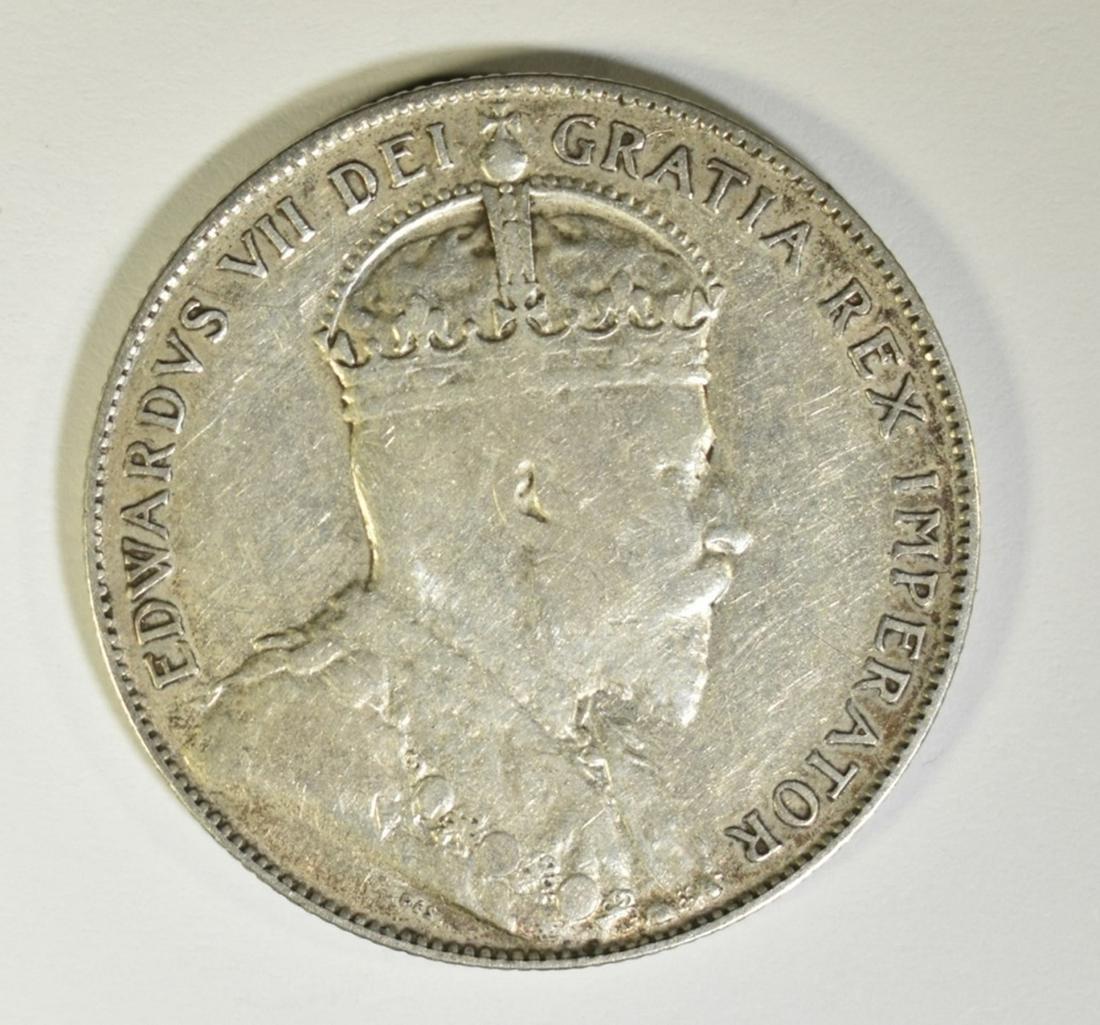 1907 CANADA HALF DOLLAR VF (1 of 2)