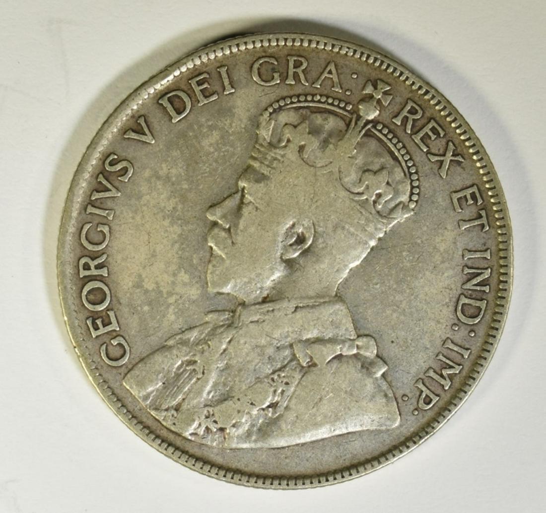 1920 LARGE 0 CANADA HALF DOLLAR VF (1 of 2)