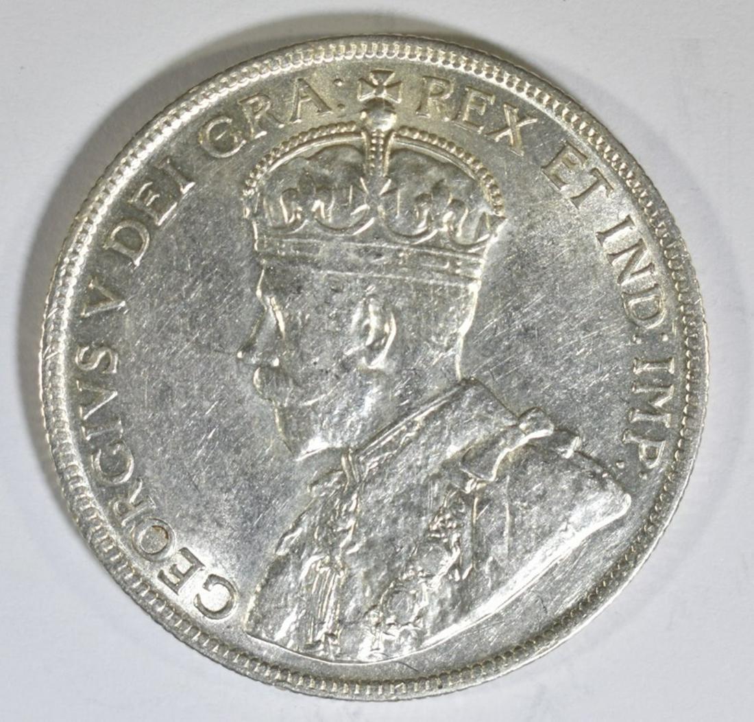 1918-C NEWFOUNDLAND HALF DOLLAR AU/BU (1 of 2)