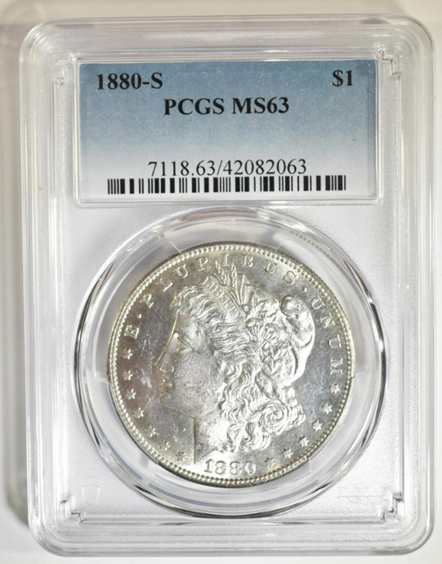 1880-S MORGAN DOLLAR  PCGS MS-63 (1 of 4)