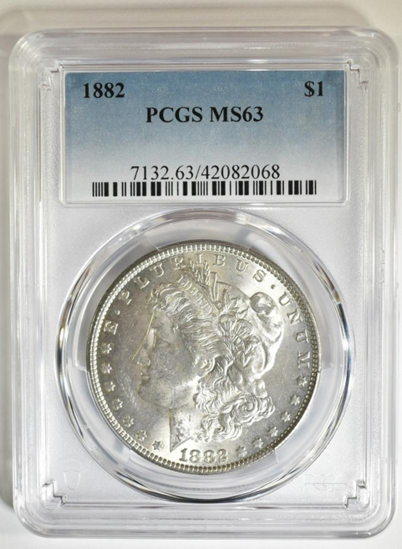 1882 MORGAN DOLLAR  PCGS MS-63 (1 of 4)