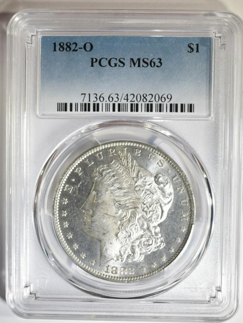 1882-O MORGAN DOLLAR  PCGS MS-63 (1 of 4)