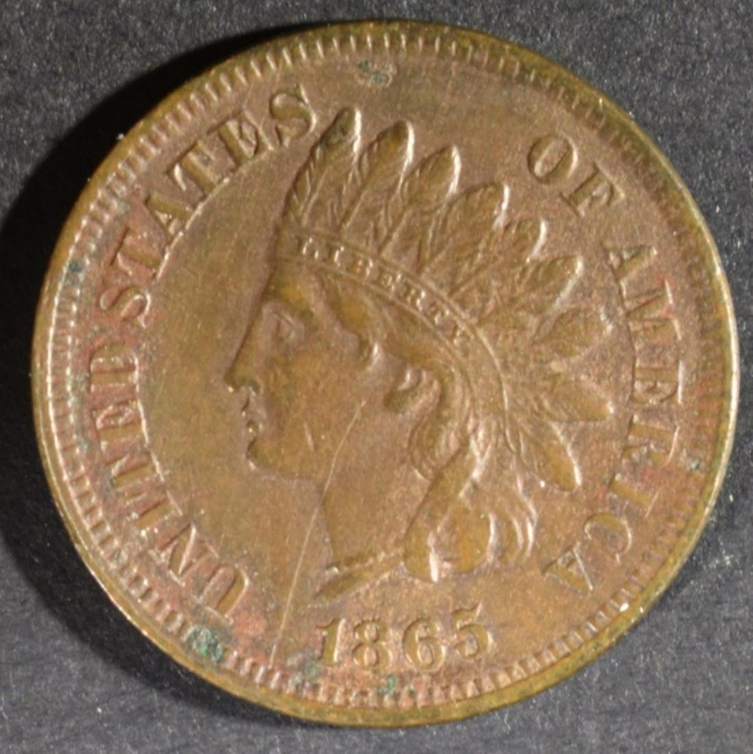1865 INDIAN CENT AU (1 of 2)