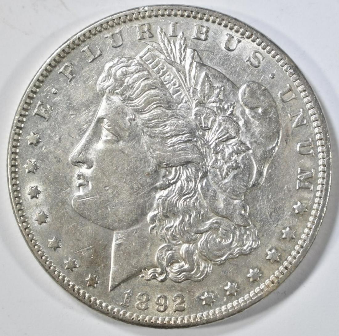 1892 MORGAN DOLLAR CH AU (1 of 2)