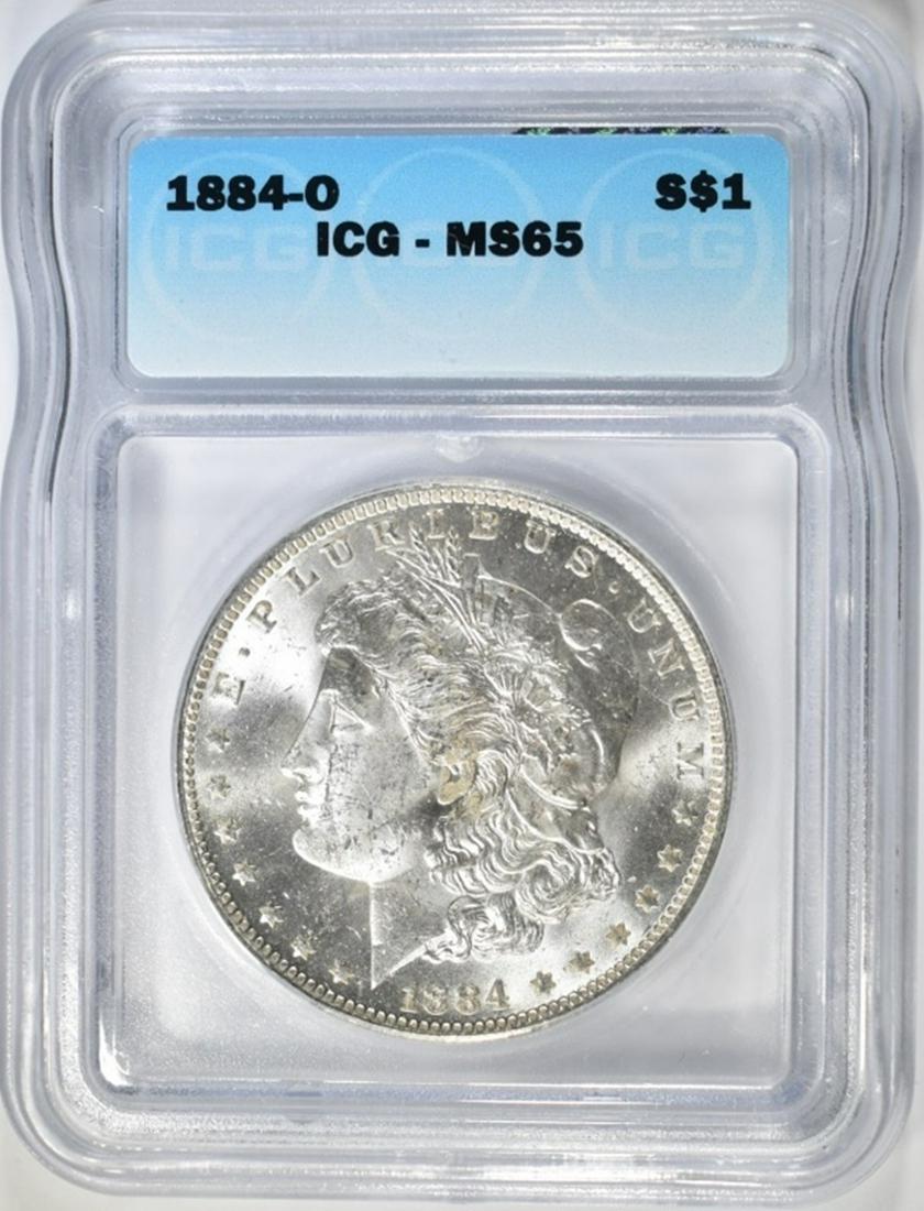 1884-O MORGAN DOLLAR ICG MS-65 (1 of 4)