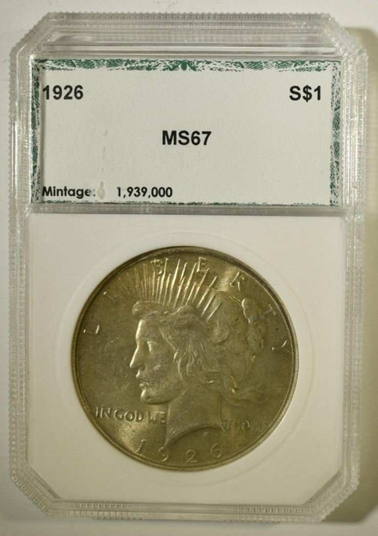 1926 PEACE DOLLAR  PCI SUPERB GEM (1 of 4)