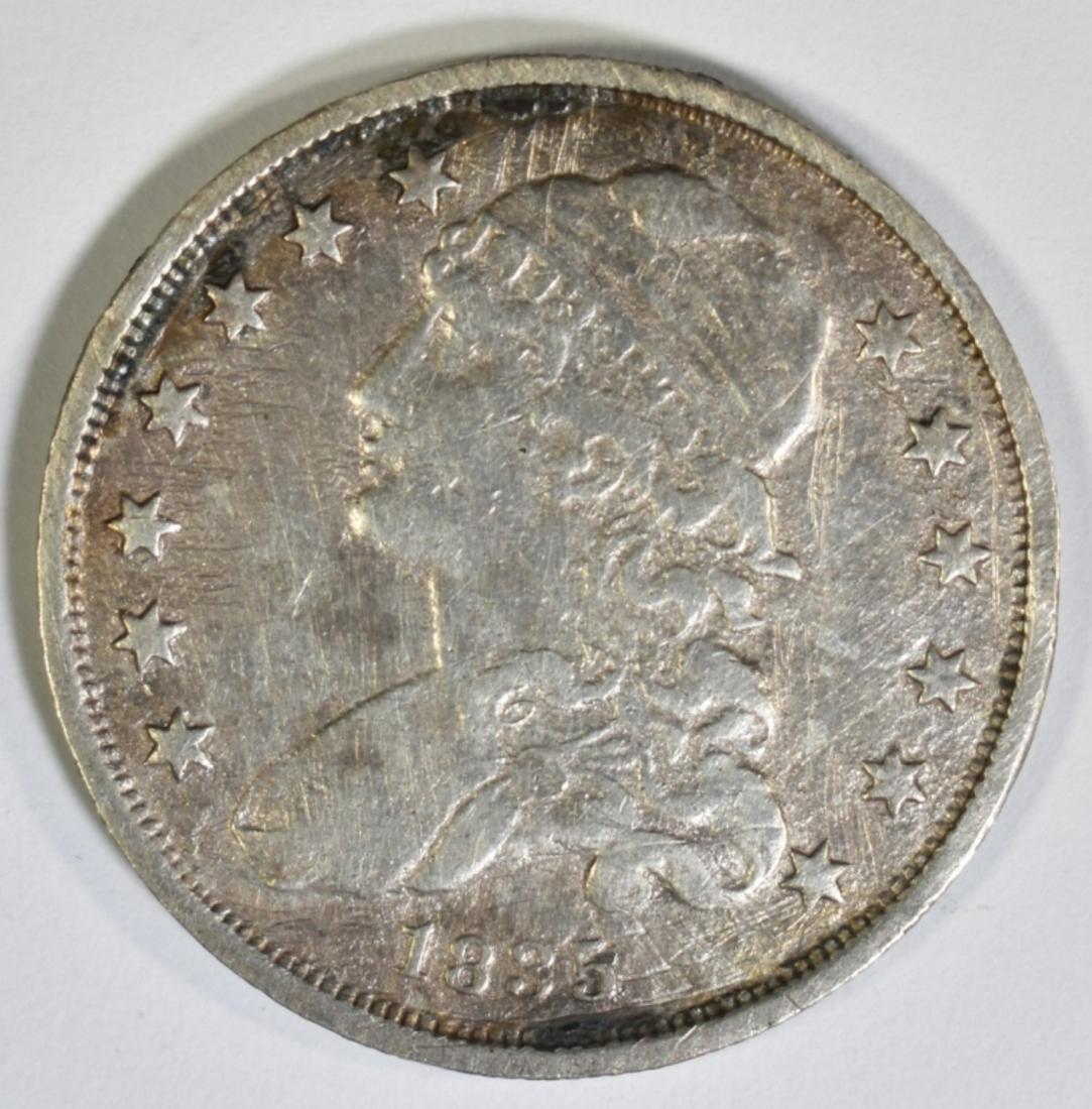 1835 BUST QUARTER XF CORRODED (1 of 2)
