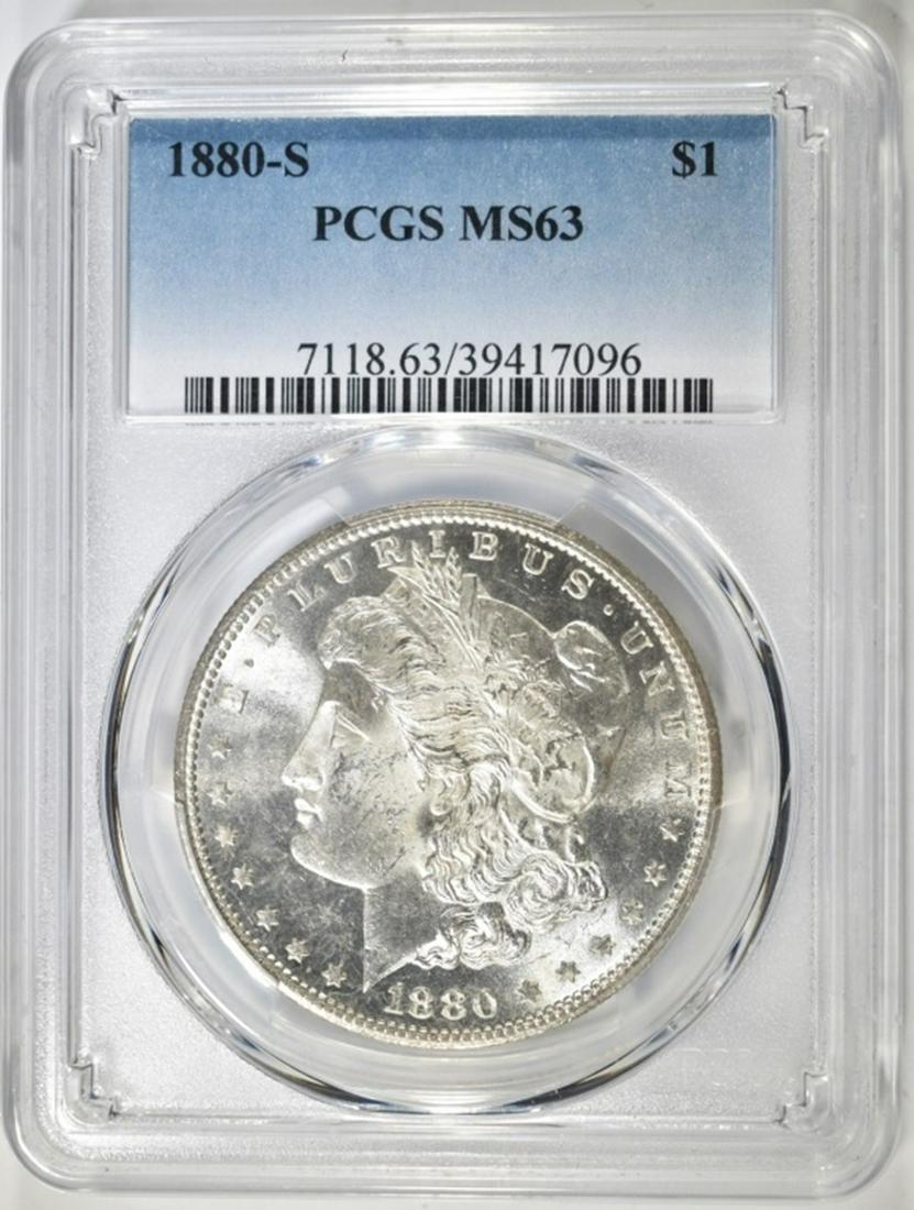 1880-S MORGAN DOLLAR  PCGS MS-63 (1 of 4)