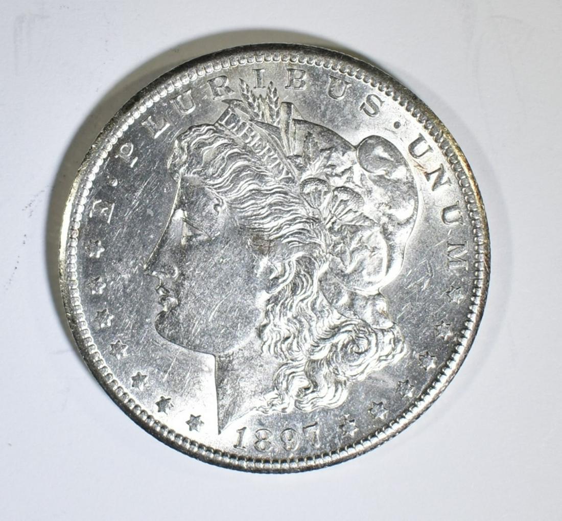 1897-S CH BU MORGAN DOLLAR (1 of 2)
