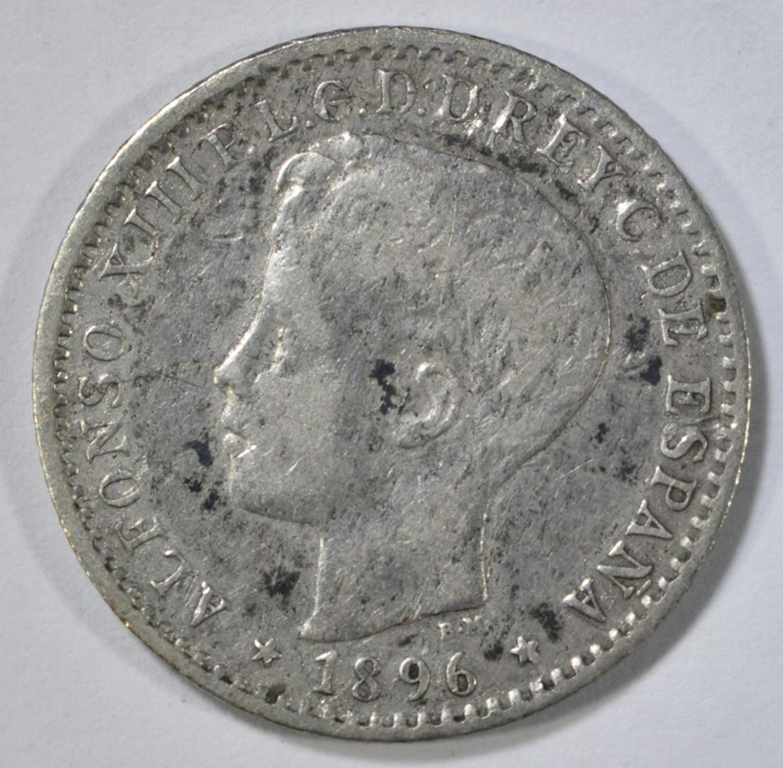 1896 PUERTO RICO 10 CENTAVOS VF (1 of 2)
