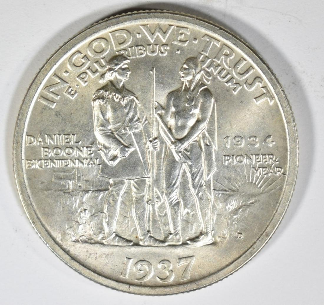 1937-D BOONE COMMEM HALF DOLLAR CH BU (1 of 2)
