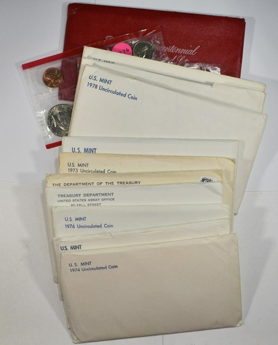 LOT OF 11 1970'S U.S. MINT SETS (1 of 1)