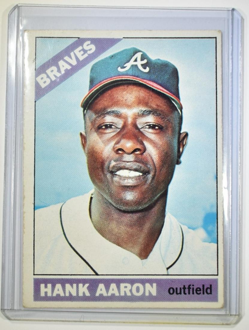 1966 TOPPS HANK AARON VG/EX (1 of 2)