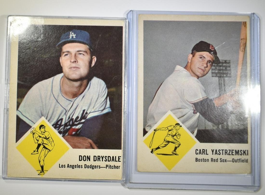 2 1963 FLEER BASEBALL CARDS (1 of 1)