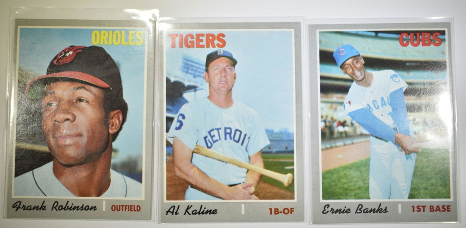 3 1970 TOPPS BASEBALL CARDS (1 of 1)