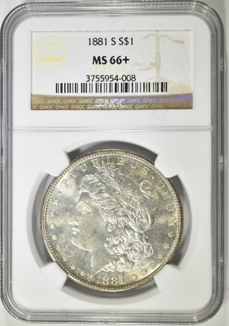 1881-S MORGAN DOLLAR  NGC MS-66+ (1 of 4)