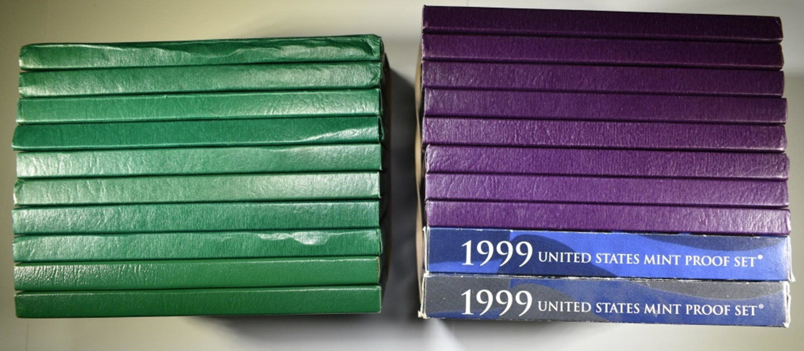 2-EACH 1990-99 U.S. PROOF SET ORIG PACKAGING (1 of 3)