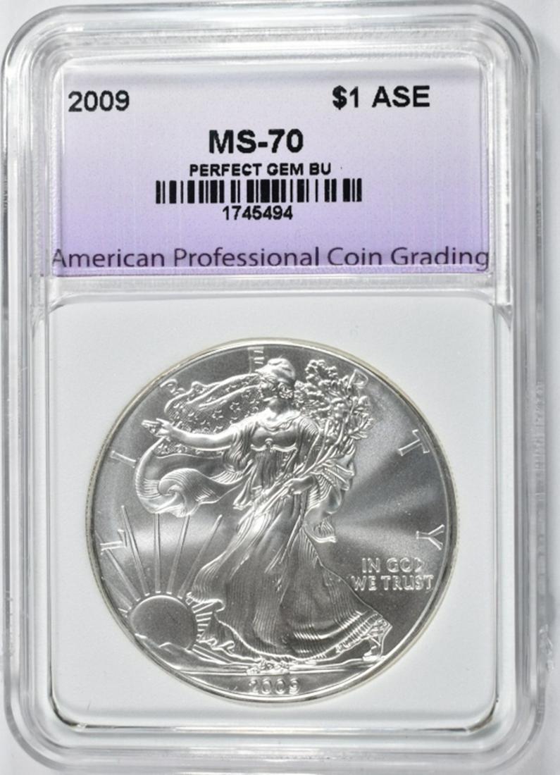 2009 AMERICAN SILVER EAGLE, APCG PERFECT GEM BU (1 of 4)