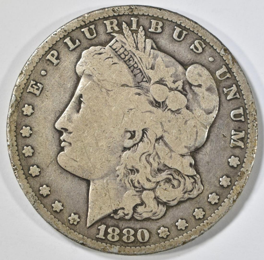 1880-CC MORGAN DOLLAR   VG (1 of 2)