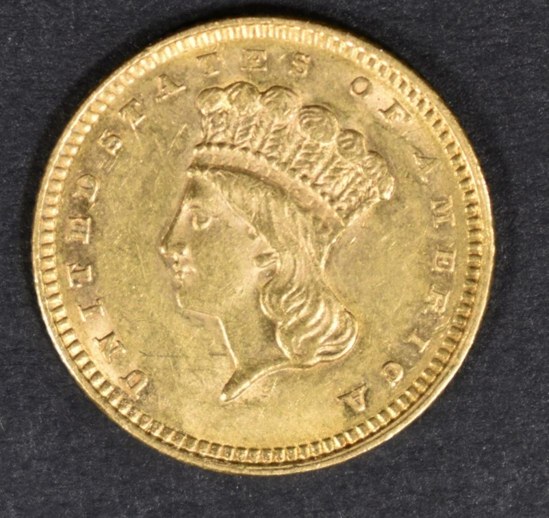 1862 GOLD DOLLAR  NICE BU (1 of 2)