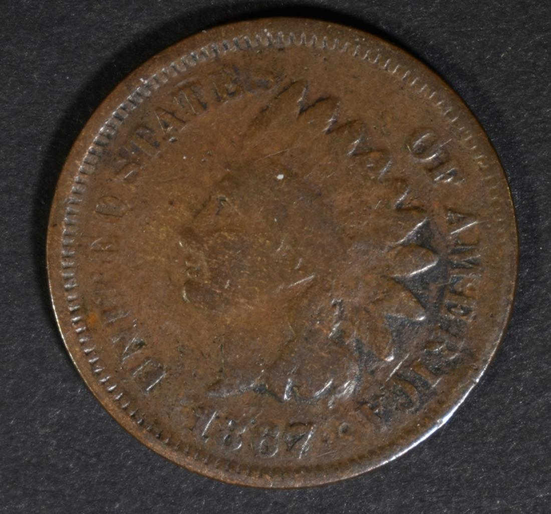 1867 INDIAN HEAD CENT VG (1 of 2)