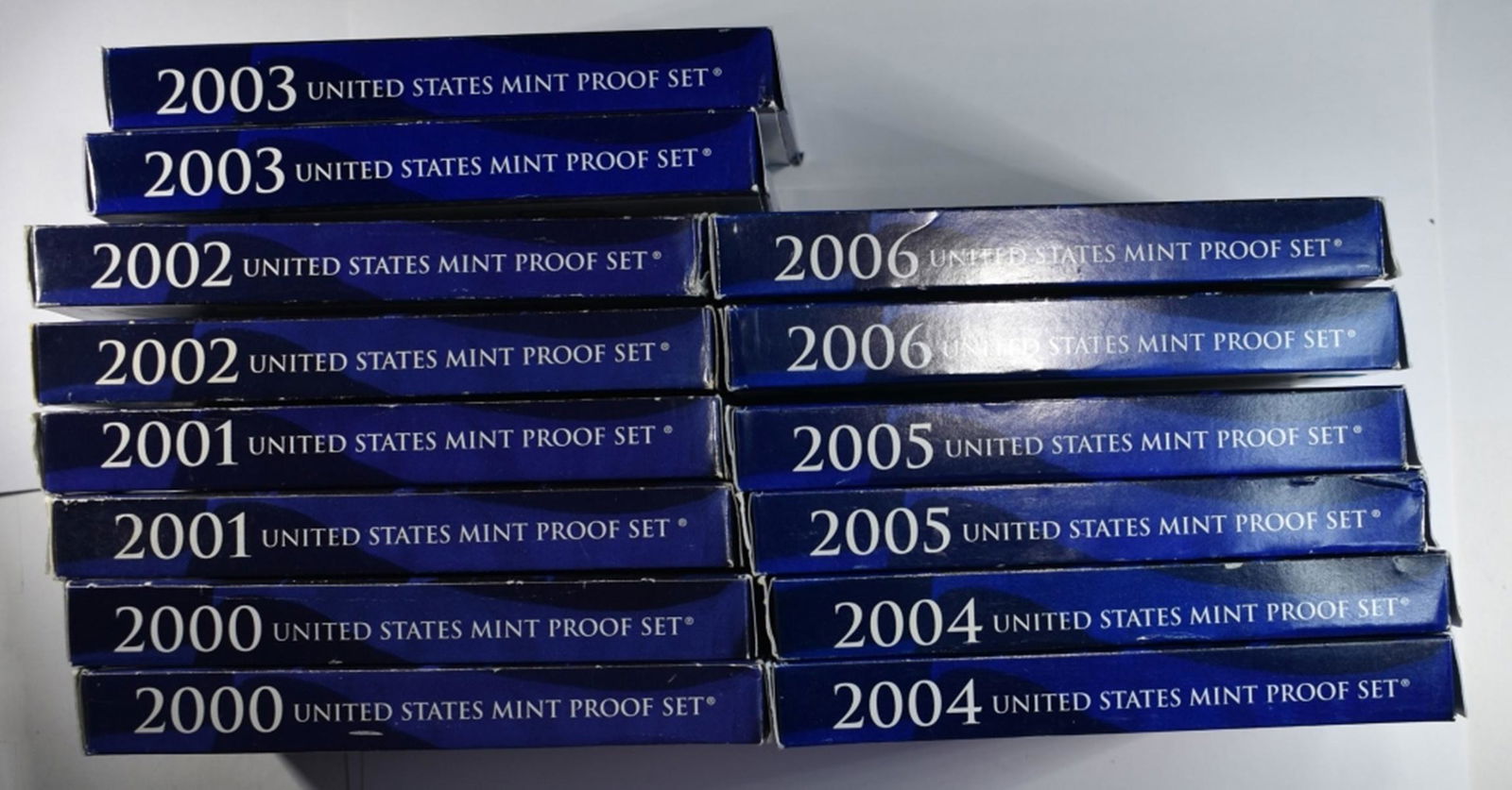 2 EACH 2000-2006 U.S. PROOF SETS ORIG PACKAGING (1 of 2)