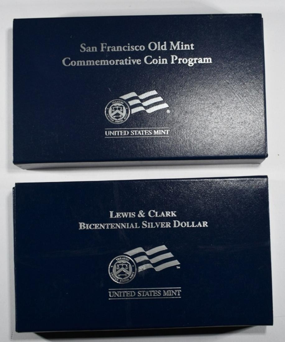 2-MODERN PROOF COMMEM SILVER DOLLARS (1 of 7)