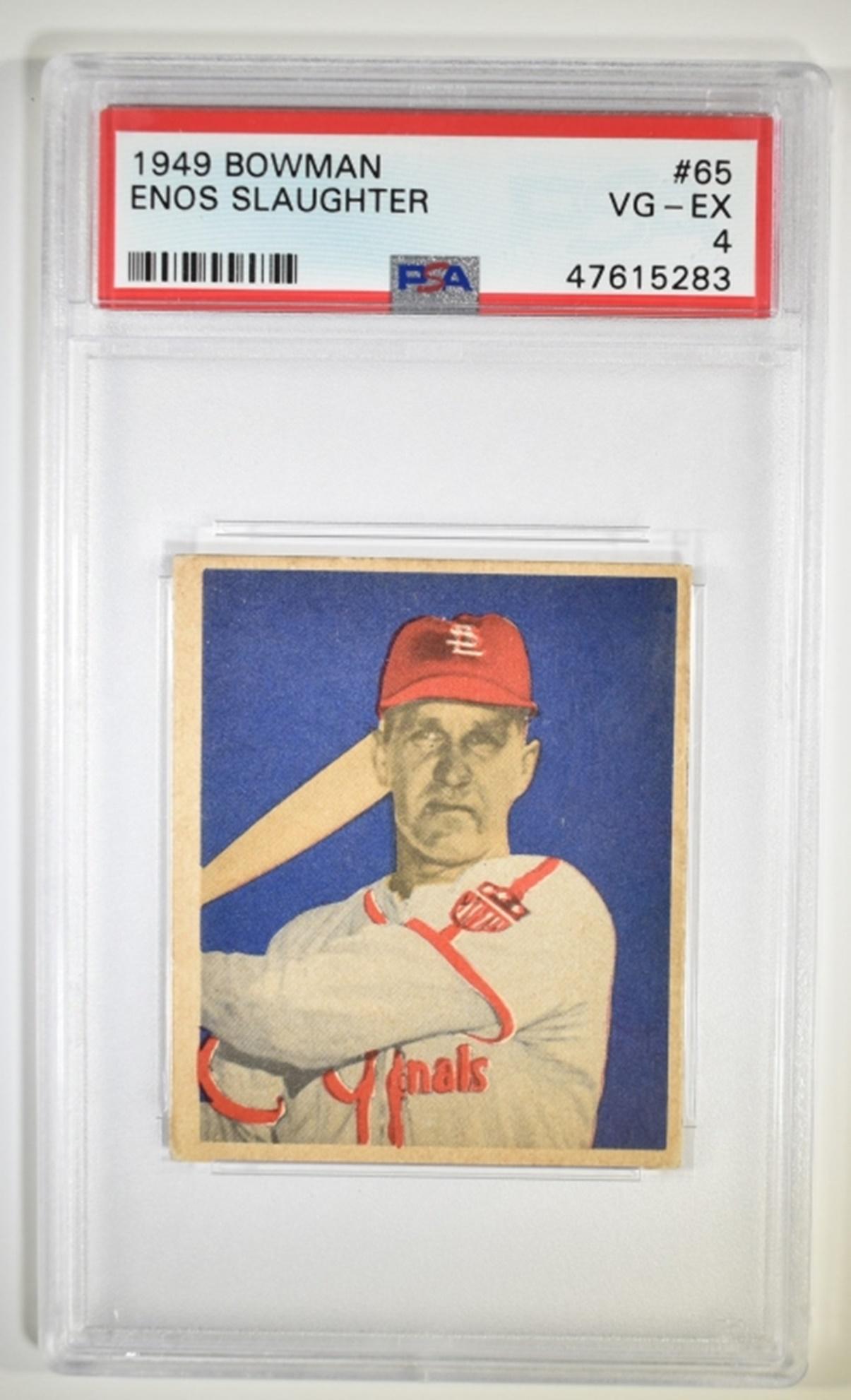 1949 BOWMAN ENOS SLAUGHTER #65 VG-EX4 (1 of 2)
