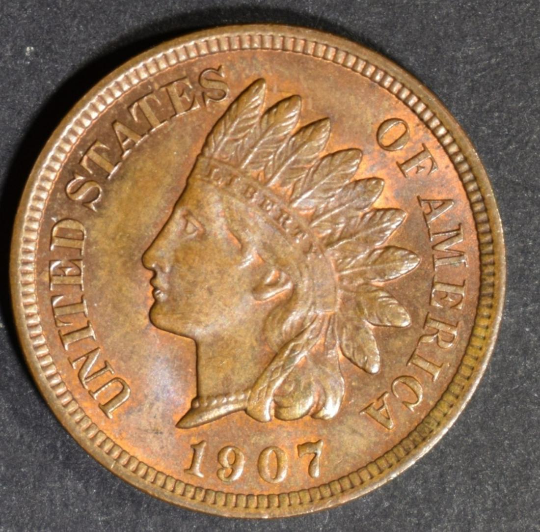 1907 INDIAN HEAD CENT CH BU RB (1 of 2)