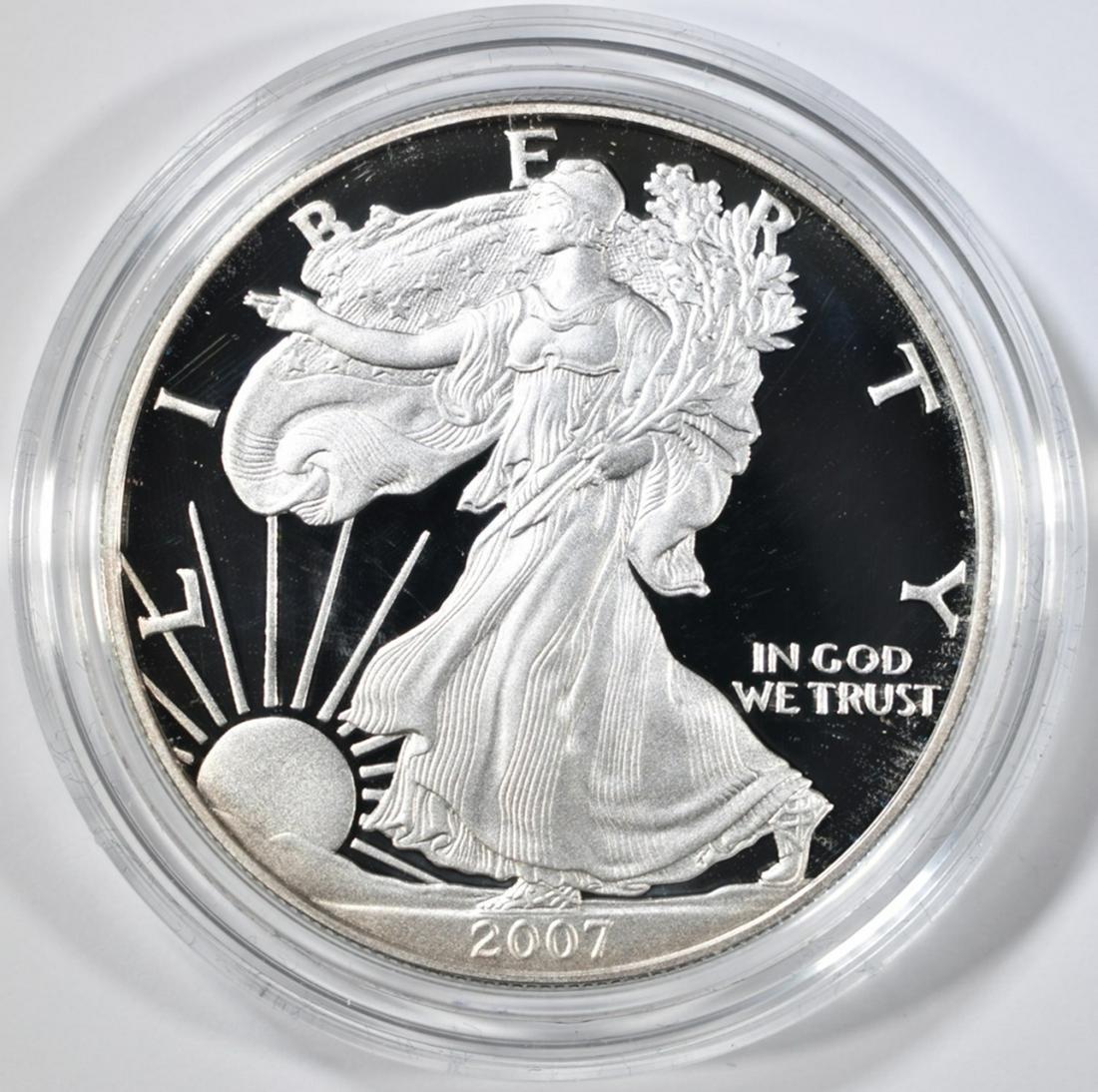 2007-W PROOF AMERICAN SILVER EAGLE (1 of 2)