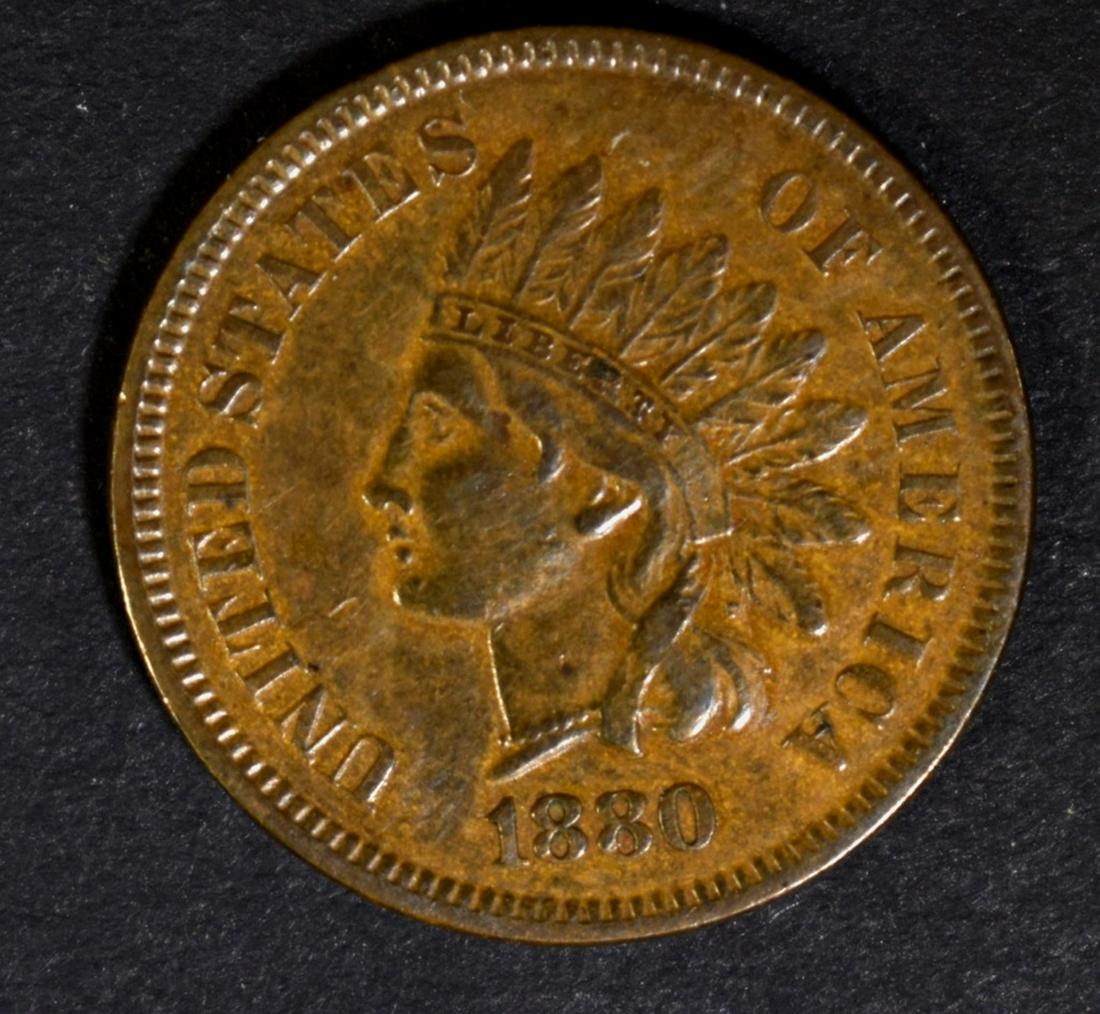 1880 INDIAN HEAD CENT AU (1 of 2)