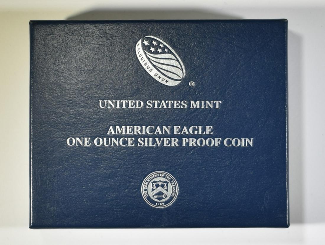 2014-W PROOF AMERICAN SILVER EAGLE ORIG BOX/COA (1 of 2)