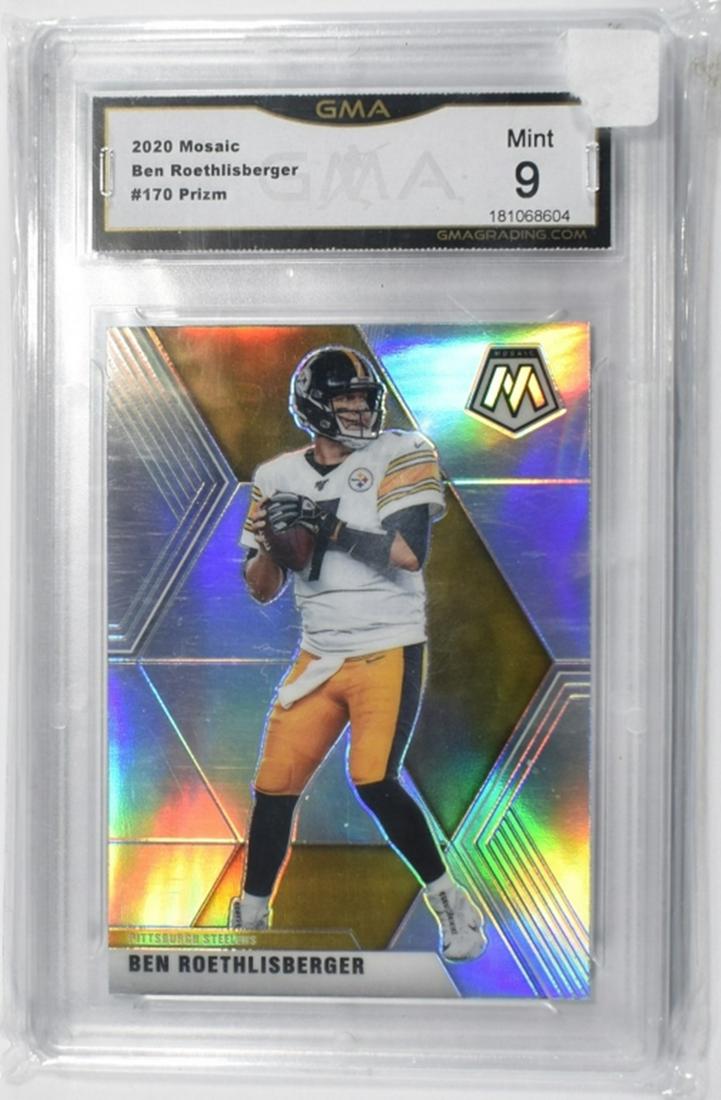 2020 PANINI MOSAIC BEN ROETHLISBERGER GMA MINT 9 (1 of 2)