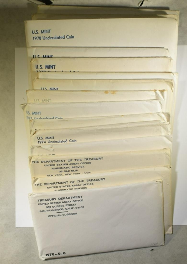 MINT SETS FROM 1970S IN ORIG PACKAGING (1 of 2)