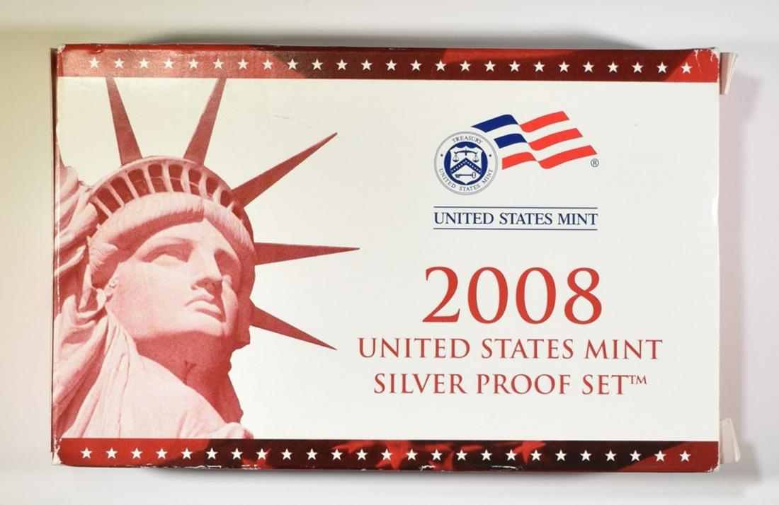 2008 U.S. SILVER PROOF SET ORIG PACKAGING (1 of 3)