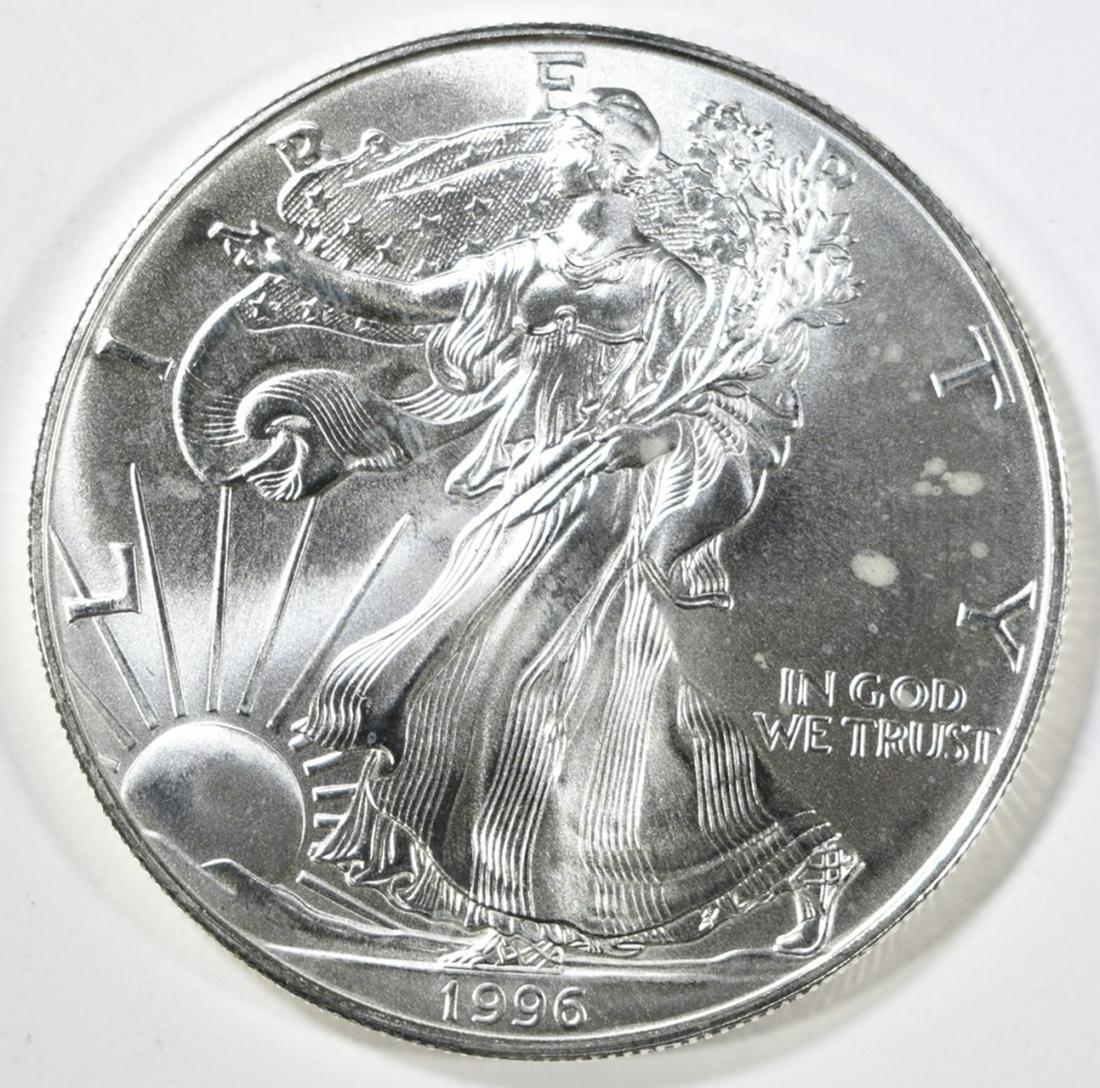 1996 BU AMERICAN SILVER EAGLE BETTER DATE (1 of 2)