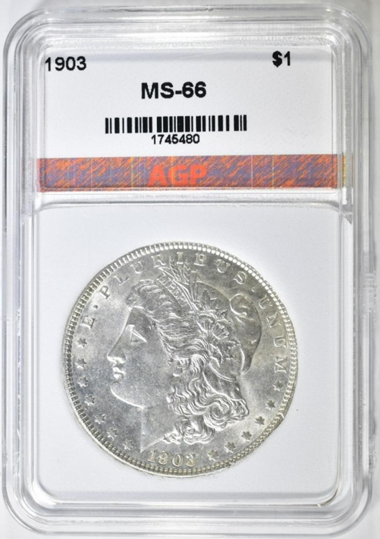 1903 MORGAN DOLLAR AGP SUPERB GEM BU (1 of 4)