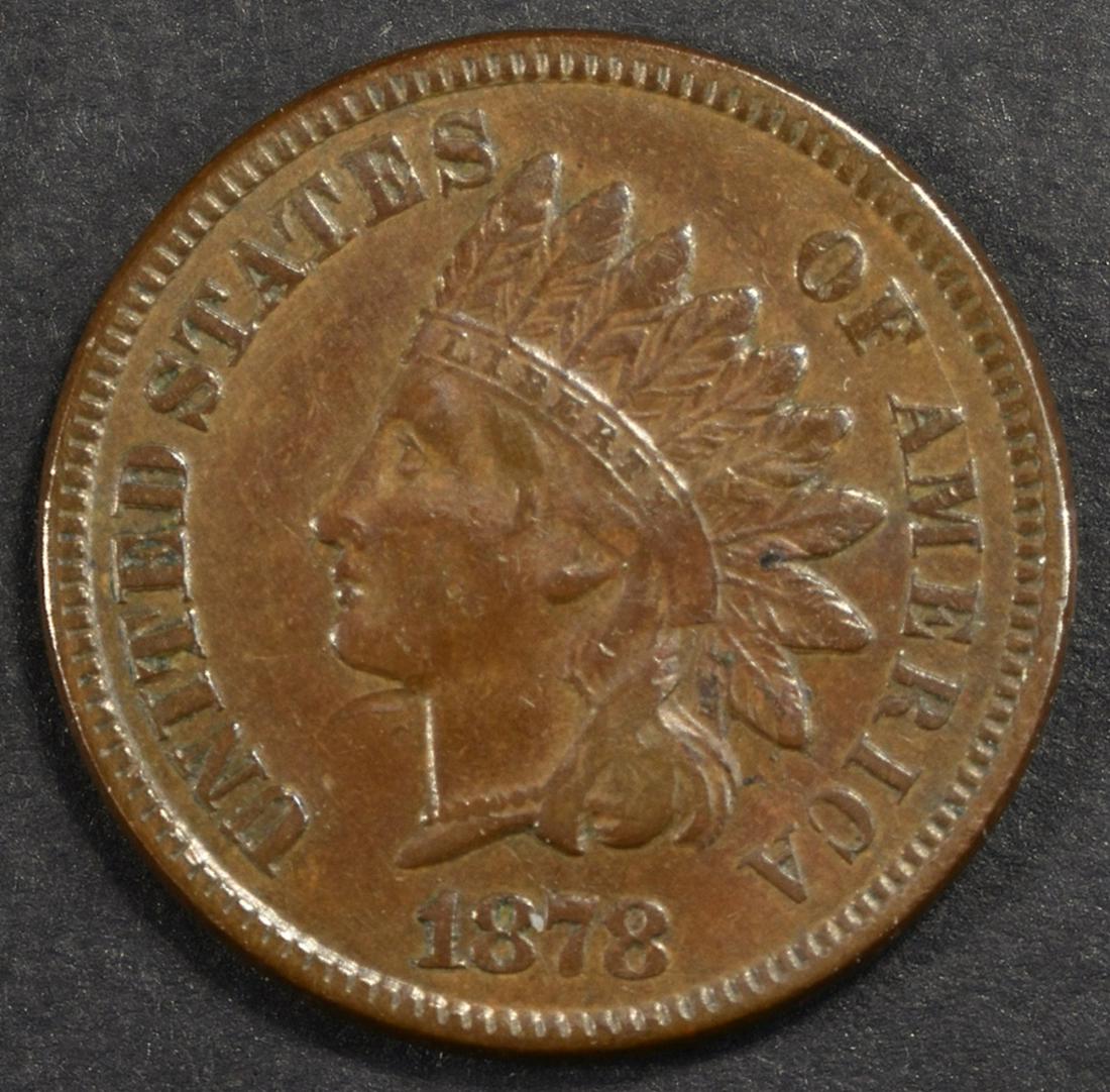 1878 INDIAN HEAD CENT  XF/AU (1 of 2)
