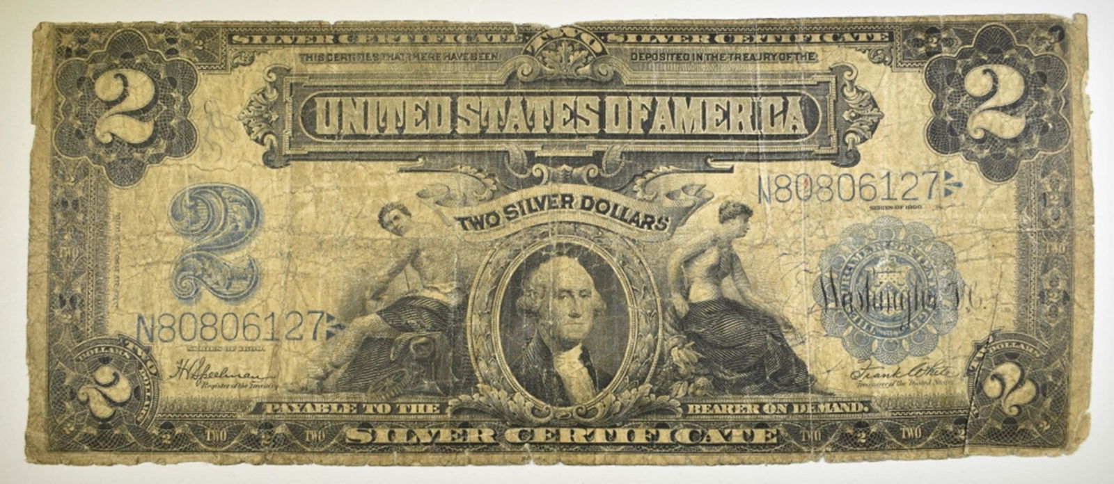 1899 $2 SILVER CERTIFICATE (1 of 2)