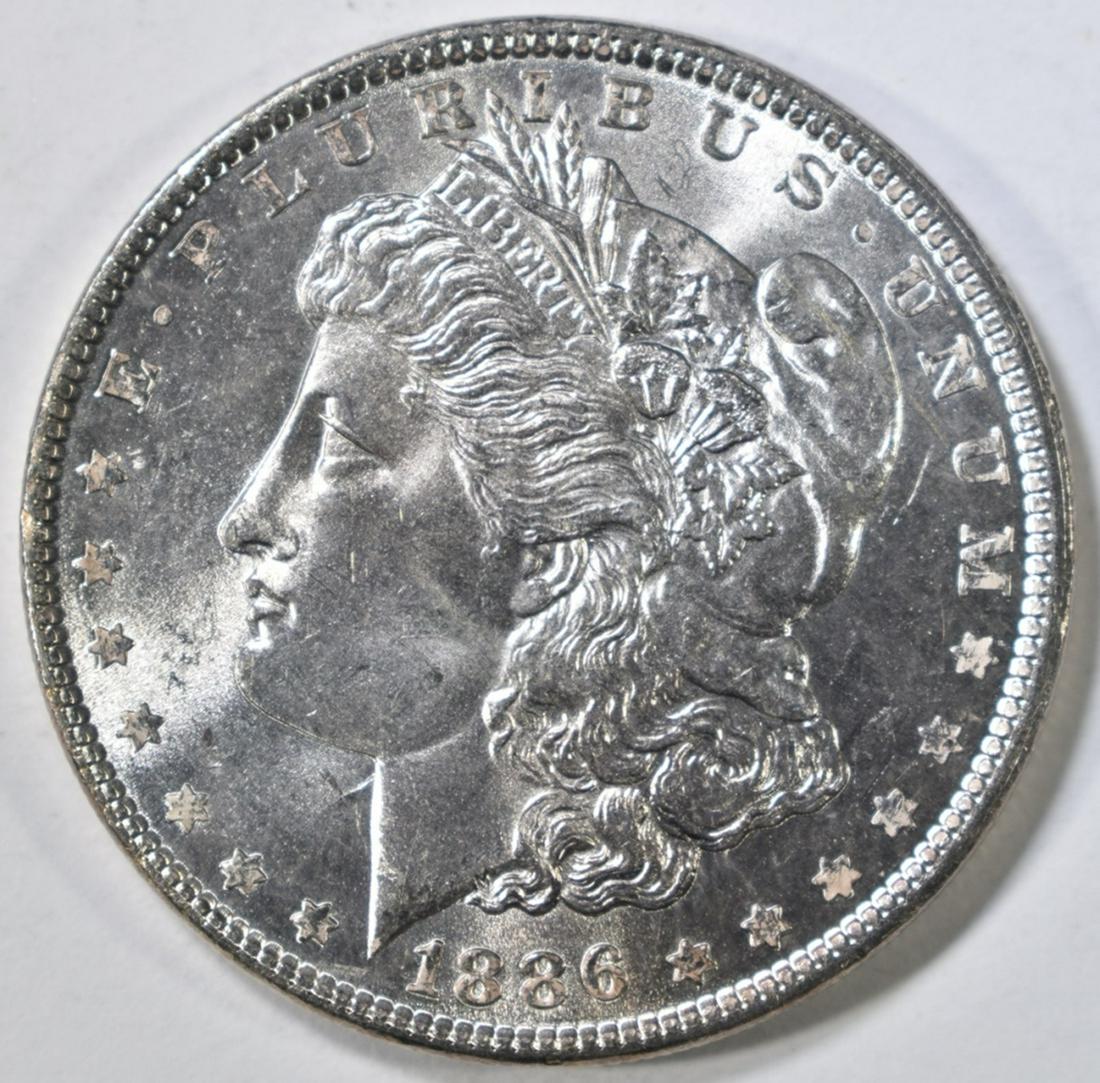 1886 MORGAN DOLLAR CH BU (1 of 2)