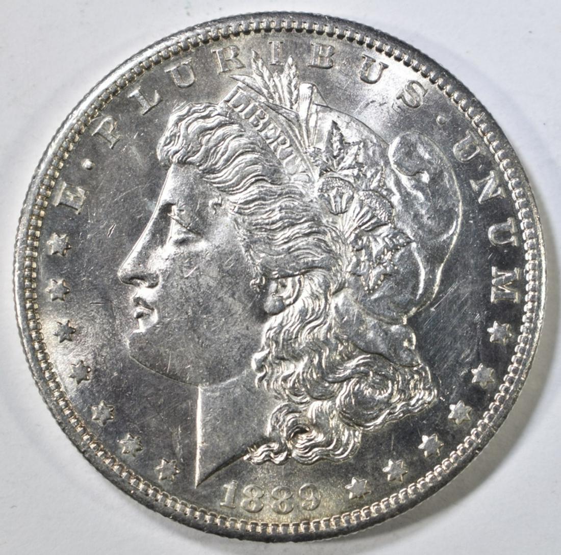 1889-S MORGAN DOLLAR CH BU (1 of 2)
