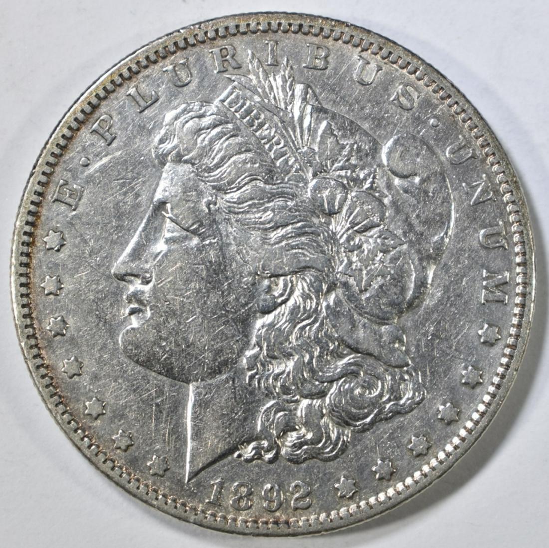 1892-S MORGAN DOLLAR XF/AU (1 of 2)