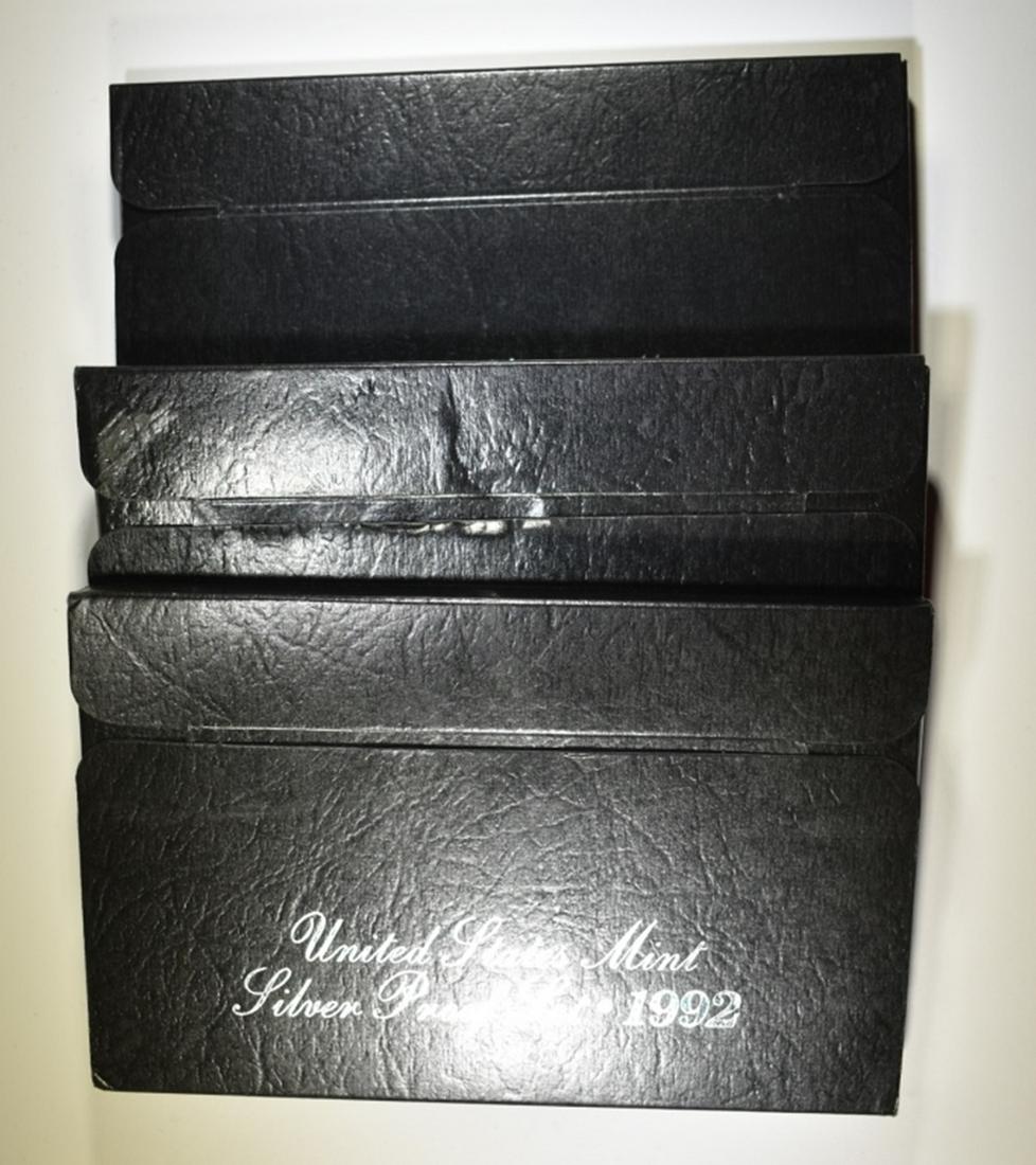 1992, 93 & 95 U.S. SILVER PROOF SETS (1 of 3)