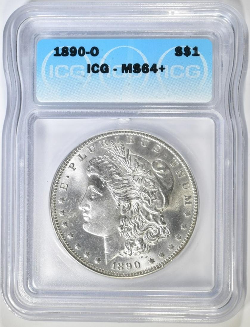 1890-O MORGAN DOLLAR ICG MS-64+ (1 of 4)