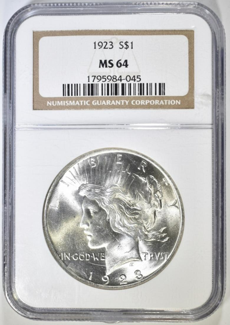 1923 PEACE DOLLAR NGC MS-64 (1 of 4)