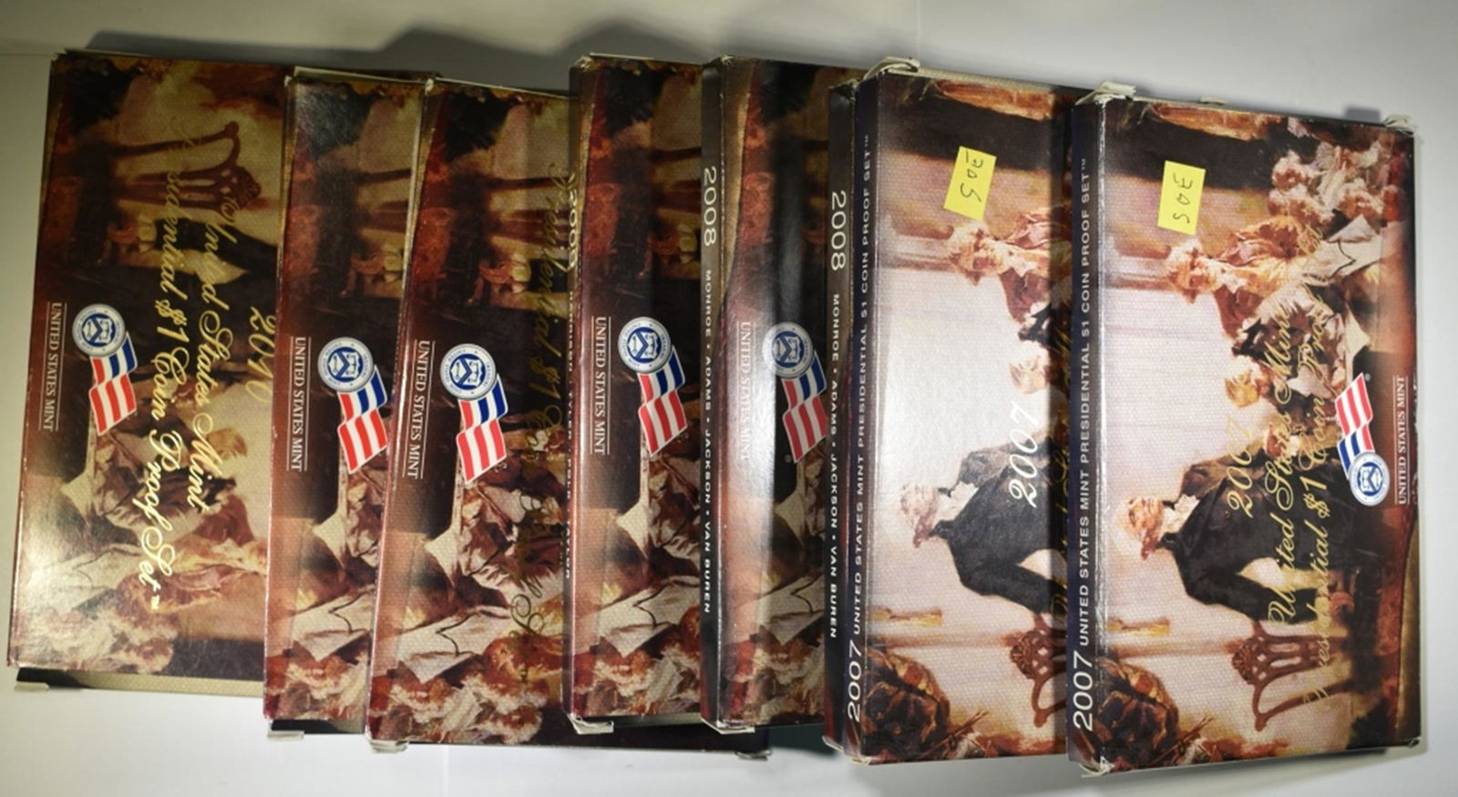 U.S. PRESIDENTIAL PROOF SET LOT: (1 of 2)