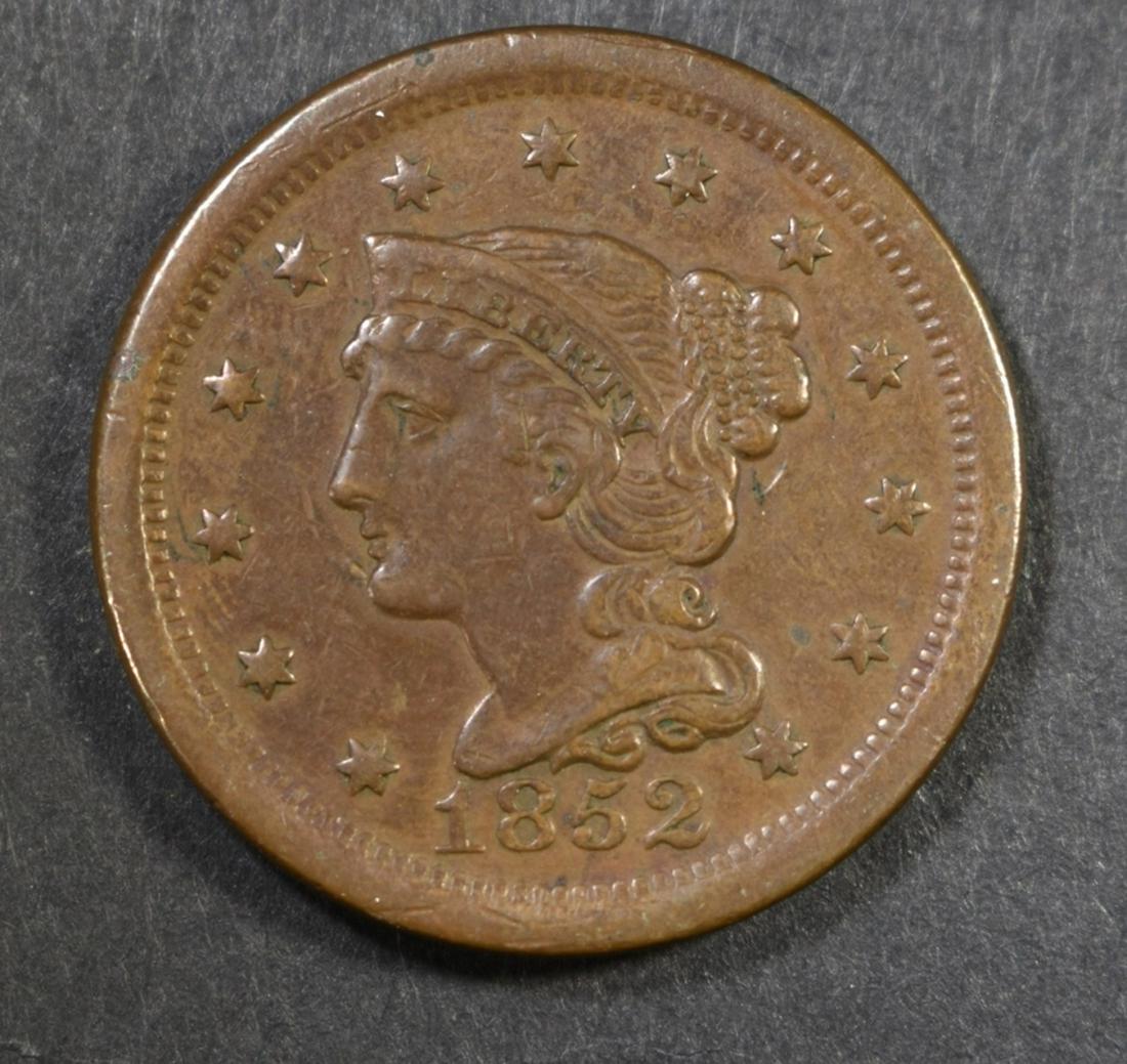 1852 LARGE CENT  AU (1 of 2)