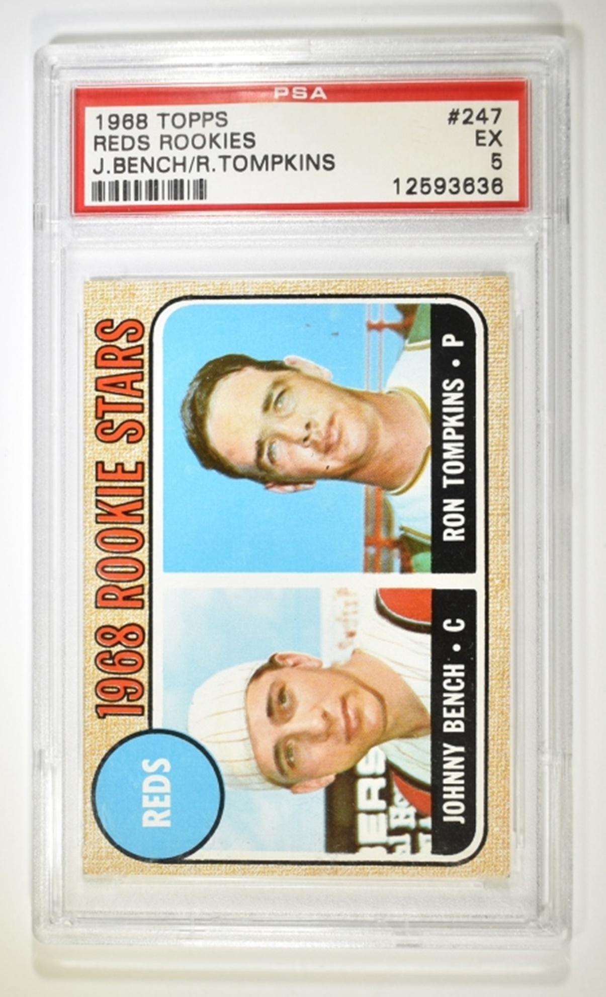 1968 TOPPS REDS ROOKIES  #247 PSA EX 5 (1 of 2)