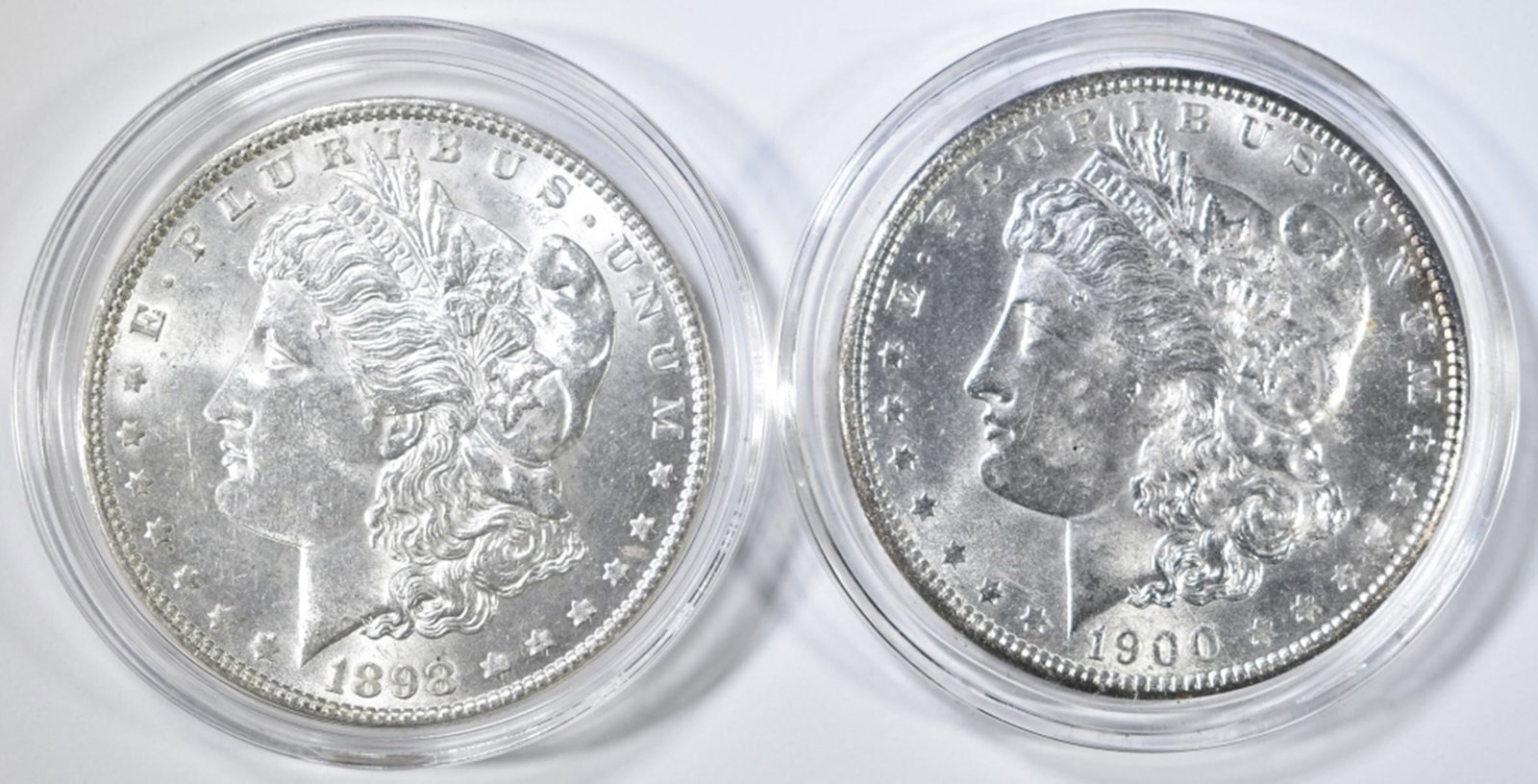 1898 & 1900 MORGAN DOLLARS BU (1 of 2)